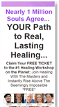 Mobile Screenshot of healingwiththemasters.com